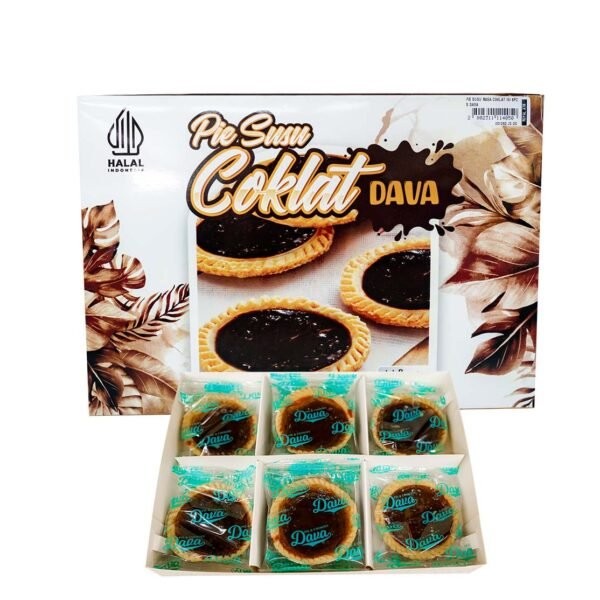 PIE SUSU RASA COKLAT ISI 8PCS DAVA